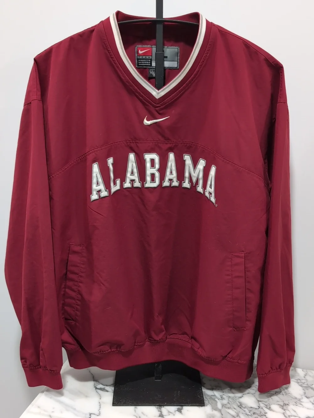 Nike Crimson and White Alabama Pullover